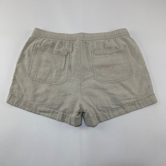 Old Navy Flax Linen Blend High Rise Pull On Shorts M - Picture 5 of 5